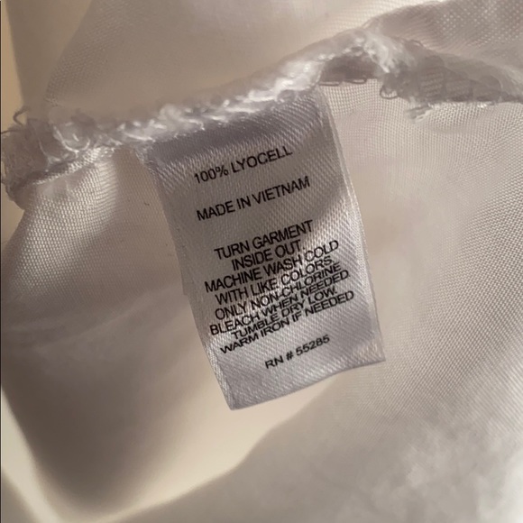 Express White Boyfriend button down shirt - Picture 6 of 9